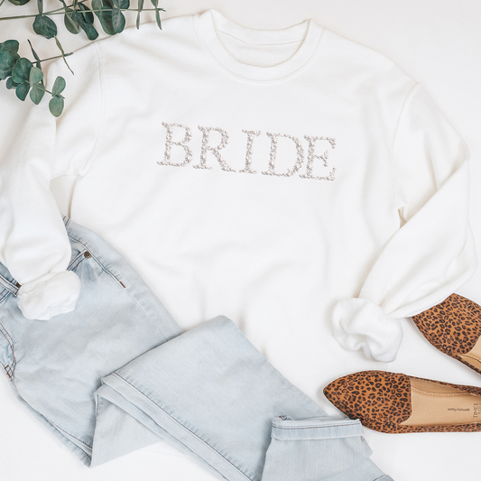 Floral Bride Crewneck